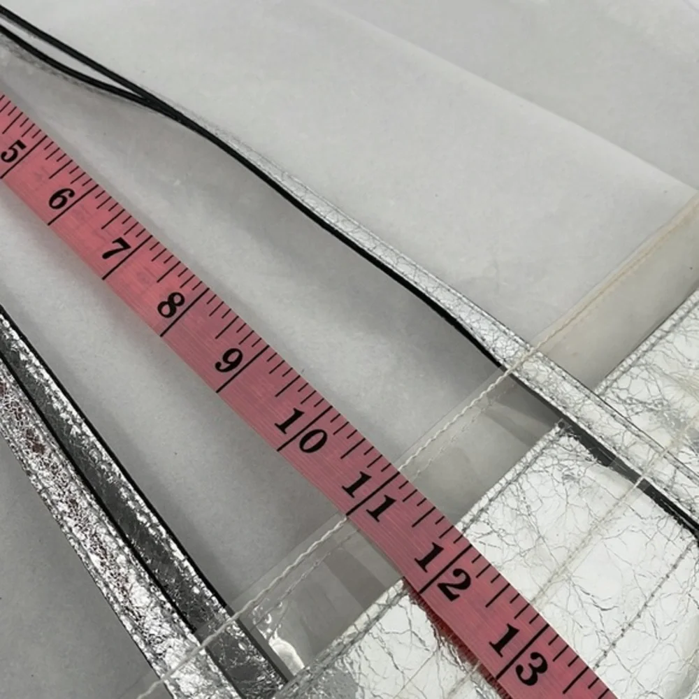 Aldo Clear and Silver Beach Bag‎